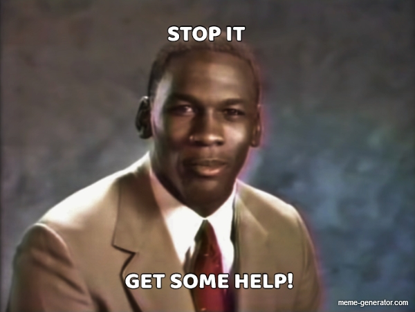 Stop it. Get some help.
